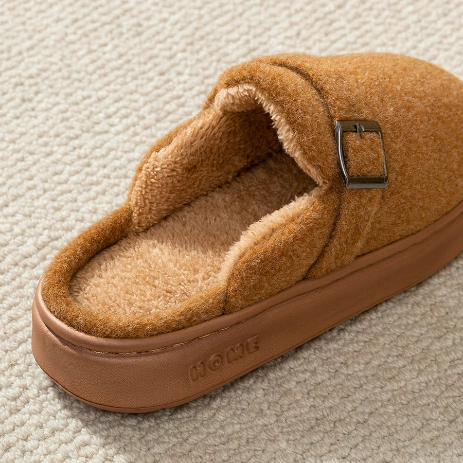 Winter Women's Indoor Slippers Warm Soft Soled Comfortable Outdoor Non Slip Suitable for Couples FashionBedroom Home Shoes