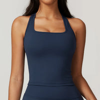 Hearuisavy Summer Shockproof Yoga Vest Running Gym Tank Top Women Fitness Quick-Dry Workout Vest Female Sports Sleeveless Top