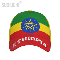 Unisex Ethiopia Flag Ethiopians Adult Baseball Cap Patriotic Hat for Baseball Soccer Fans Men Women