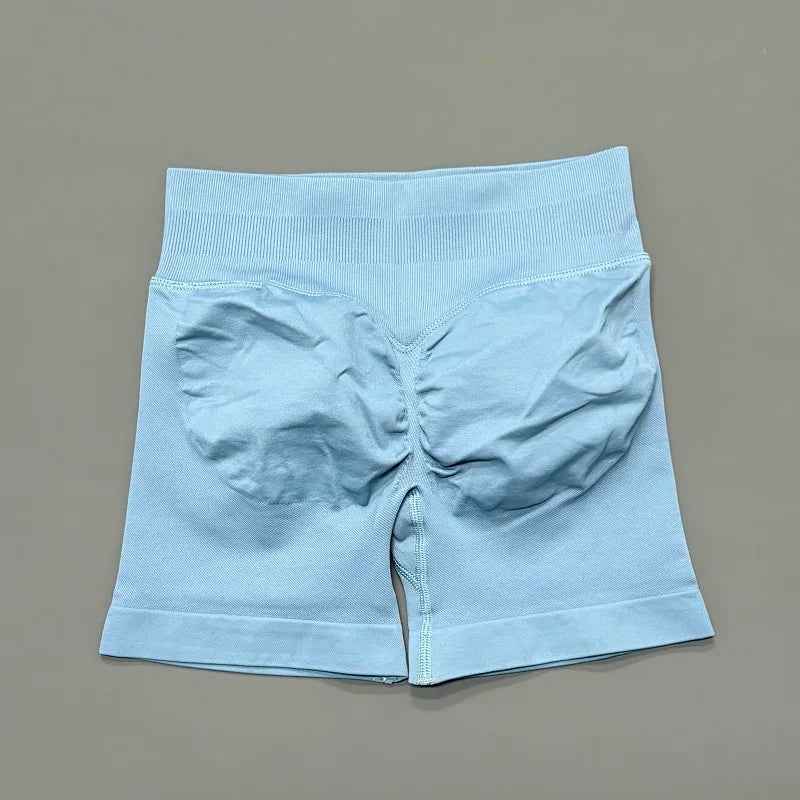 Gym Shorts Women Fitness Sports Biker Shorts High Waist And Waist Tightening Yoga Shorts Workout Scrunch Butt Seamless Leggings