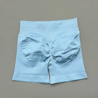 Gym Shorts Women Fitness Sports Biker Shorts High Waist And Waist Tightening Yoga Shorts Workout Scrunch Butt Seamless Leggings