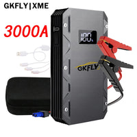 GKFLY Car Jump Starter Portable Power Bank 6000A/4000A/3000A Starting Device Car Booster Battery For Petorl Diesel Car