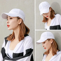 Hat Men Spring Summer Solid Color Mesh Cap Baseball Cap Women Autumn Korean Edition Sunscreen Hat Mesh Breathable Peaked Cap