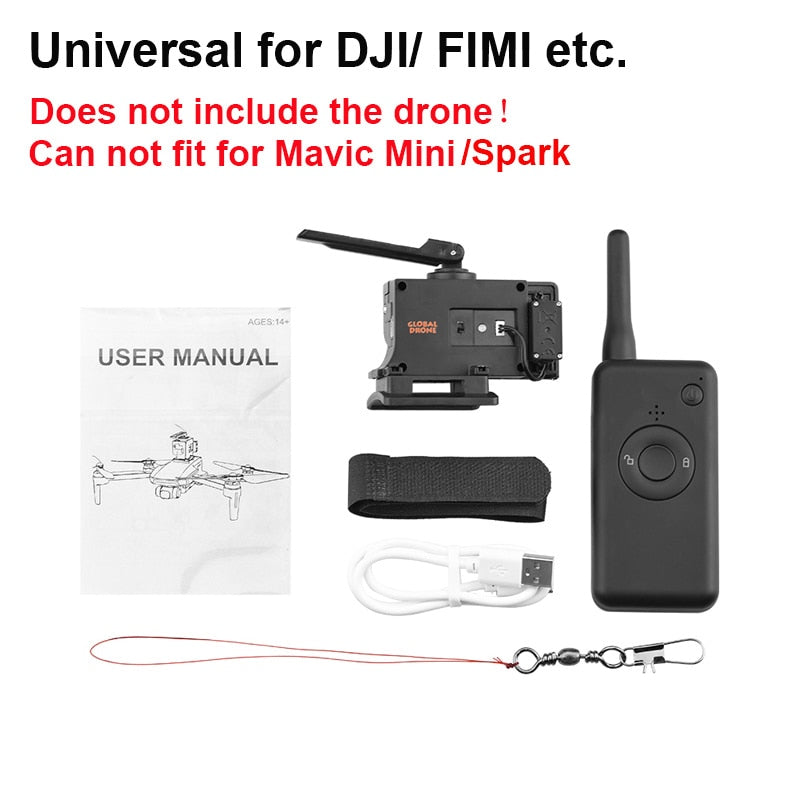 Airdrop System for DJI Mavic 3/2 Pro Zoom AIR 2 Mini 2/Mini 3 Drone  Wedding Ring Gift Deliver