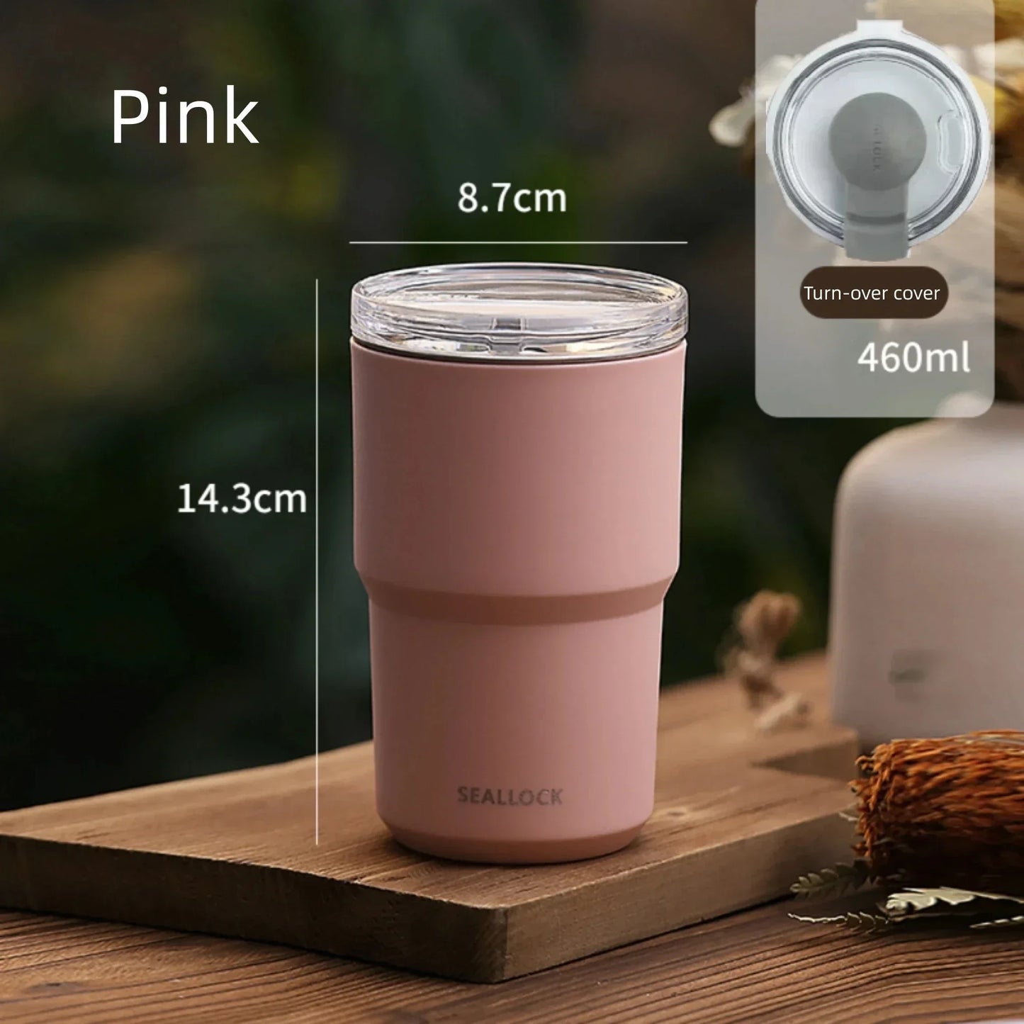 Stainless Steel Coffee Cup Double Layer Vacuum Insulation Cup Office Outdoor Portable Fashion Car Water Mugs for Friends Gifts