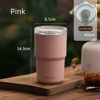 Stainless Steel Coffee Cup Double Layer Vacuum Insulation Cup Office Outdoor Portable Fashion Car Water Mugs for Friends Gifts