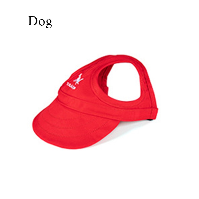 Pet Baseball Caps Cute Dog Sun Hats Puppy Wear-resistant Peaked Cap Summer Outdoor Sun-proof Universal Solid Oxford Caps