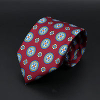 Fashion Men's 7.5cm Silk Tie Super Soft Bohemian Style Dot Chic Novelty Red Blue Necktie Suit Shirt Luxury Banquet Accessories