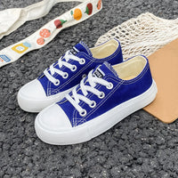 5058Fashionable Spring and Autumn Breathable Children's Canvas Shoes Soft Sole Boys and Girls' Shoes Versatile Children's Cloth
