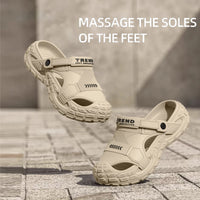 EVA Men's Outdoor Summer Wearable Clog Shoes Anti-Slip Breathable Odor-Resistant Slip-Resistant Sandals