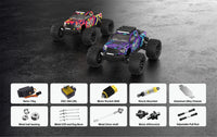 JIUSI PT14R MT14R 1/14 4WD RC Car 80km/h Brushless 2.4G Remote Control Racing Car High Speed Off-road RC Truck 3S 35C 2200mAh