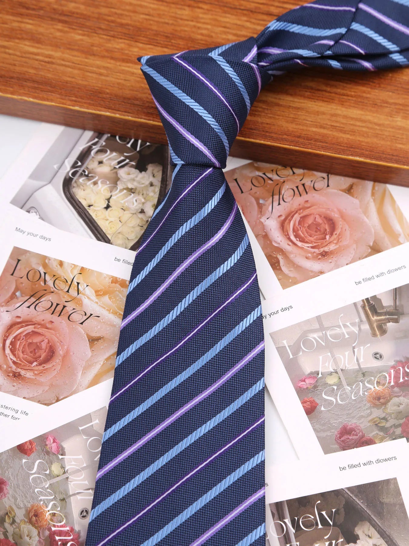 7.5/8CM Man Thin Tie Striped Necktie Men Business Formal Wedding Tie Navy Blue Black Neck Ties Fashion Shirt Necktie Accessories