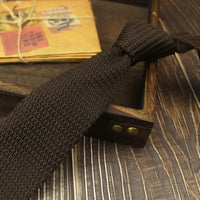 New Style Gradient Fashion Men's Solid Colourful Tie Knitted Ties Necktie Normal Slim Classic Woven Cravate Narrow Neckties