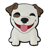 Cute Animals Dog Shoe Charms Pin for Crocs Accessories Charms Clogs Bubble Slides Shoe DIY Shoe Decoration Party Gift