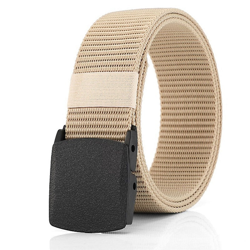 Mens Nylon Webbing Belts Canvas Casual Fabric Tactical Belt High Quality Accessories Military Jeans Army Waist Strap HB041