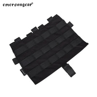 Emersongear Tactical Front MOLLE Panel For Detachable Modular Pouch Plate Bag For AVS JPC Vest Plate Carrier Airsoft Hunting