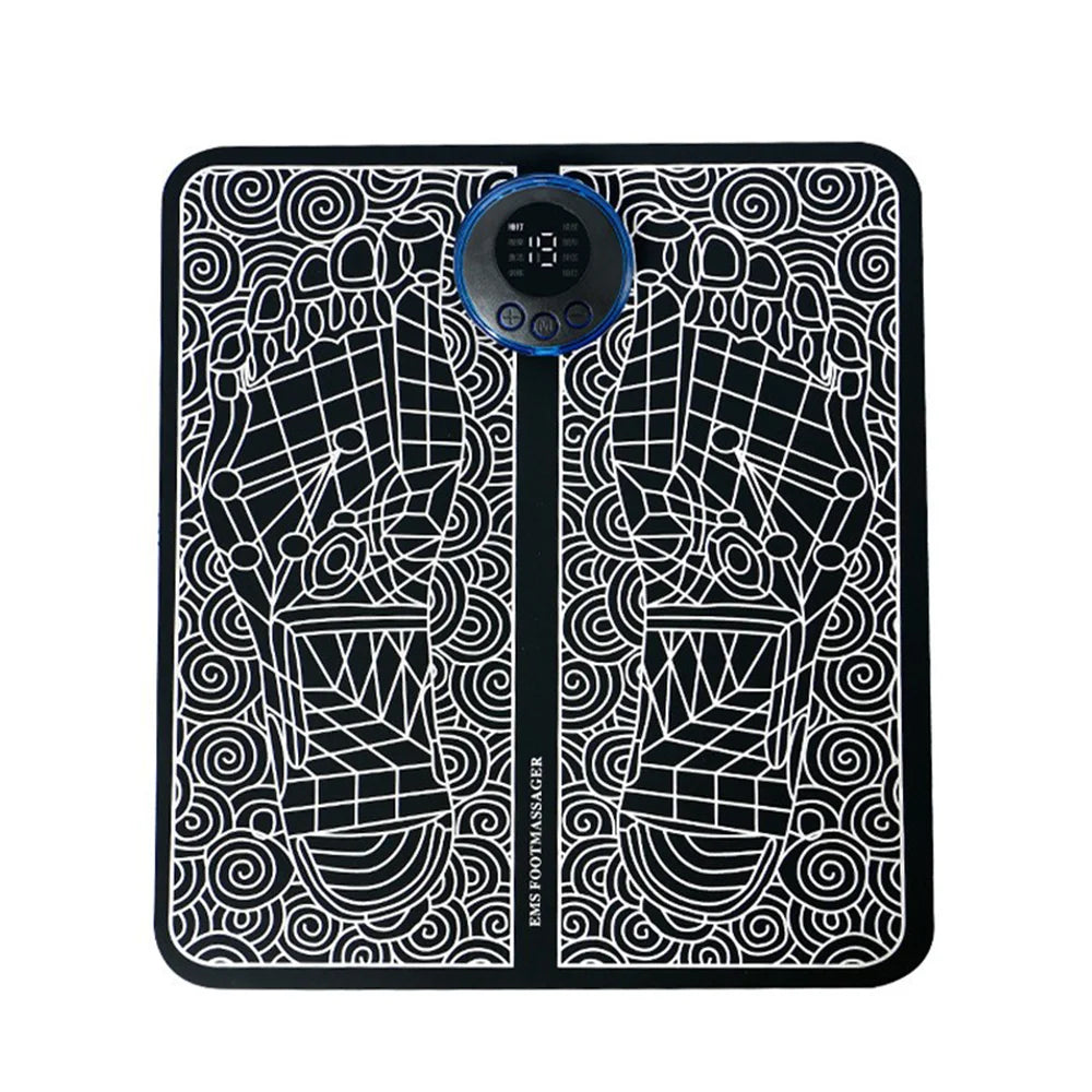 EMS Massage foot pad Pulse Therapy Micro Current foot Massager to Alleviate Fatigue USB Charging Model