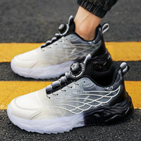 Men's Versatile and Breathable New Sports Shoes - Breathable Woven Upper with Stripesd Design, Light and Comfortable, Sports Shoes for Running, Training and Wear