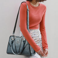 Women Bags Luxury Handbags Fashion Totes Ladies Shoulder Bags High Quality PU Leather Casual Totes Top Handle Shoulder Messenger