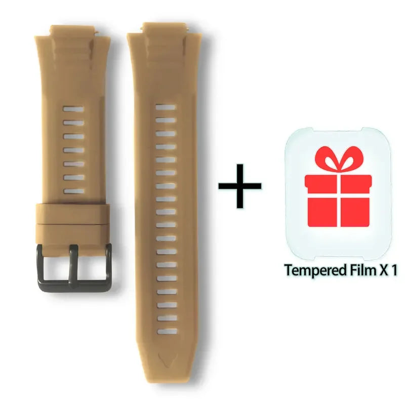 Original Mk66 Smart Watch Straps Waterproof Bands15mm Bracelets Free A Piece Of Tempered Glass Smartwatch Parts