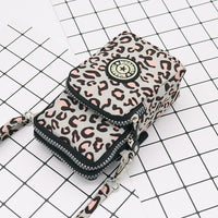 Women&#39;s Mini Shoulder Bag Oxford Waterproof Handbag Wrist Pouch Wallet Sports Cell Mobile Phone Bag Crossbody Bags for Girls