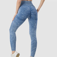 Seamless High Waist Yoga Pants Women Matte Washed Leggings High Elastic Sexy Hip Liftting Gym Workout Running Sports Leggings