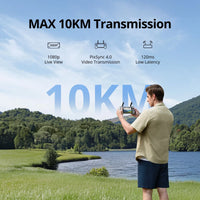 Potensic Original ATOM 2 Drone with PTD 1 Remote Control for Adults 4K Video, 8K Photo, 10KM, Vertical Shooting, AI Night Track