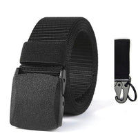 Genuine tactical belt quick release outdoor military belt soft real nylon sports accessories men and women black belt