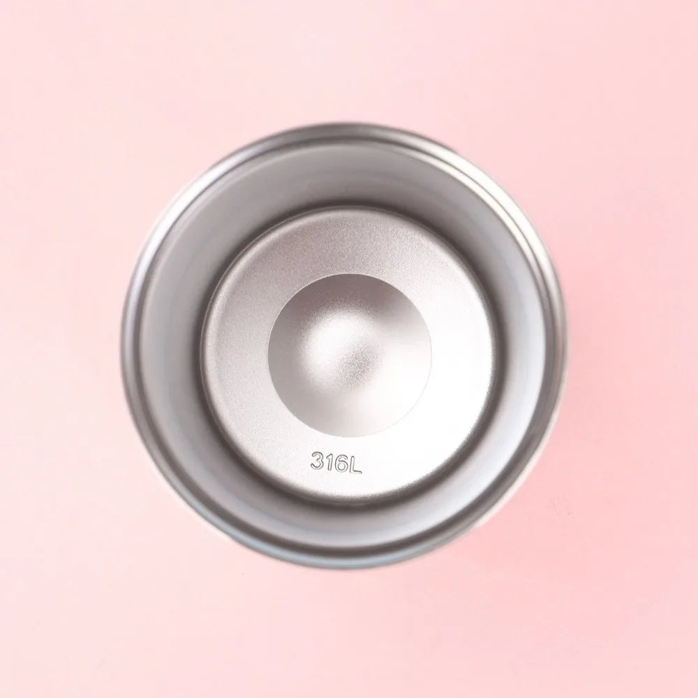 Stainless Steel Double Drink Insulated Cup Leak-Proof Cartoon Vacuum Straw Cup with Straw Vacuum Insulated Coffee Cup Camping