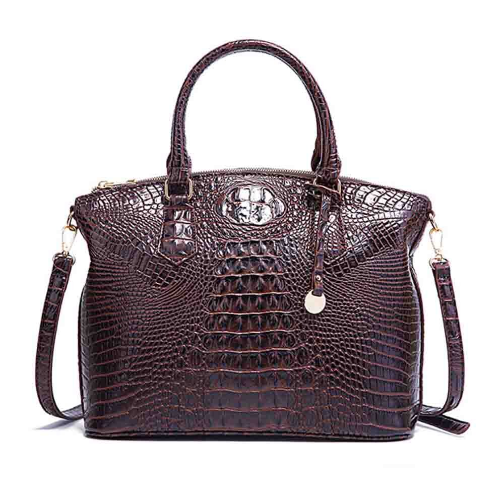 Luxury Crocodile Bag for Women High Quality PU Leather Elegant Female Handbags and Purses Shoulder Messenger Casual Tote 2022