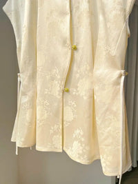 New Chinese Style Chinese Style Button Sleeveless T-shirt for Women 2025 Summer New Versatile Top