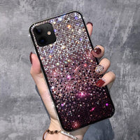 Luxury Rhinestone Glitter For Apple iPhone 14 13 12 11 Pro Max Mini XS Max X XR 7 8 Plus Shiny Diamond Hard Phone Case