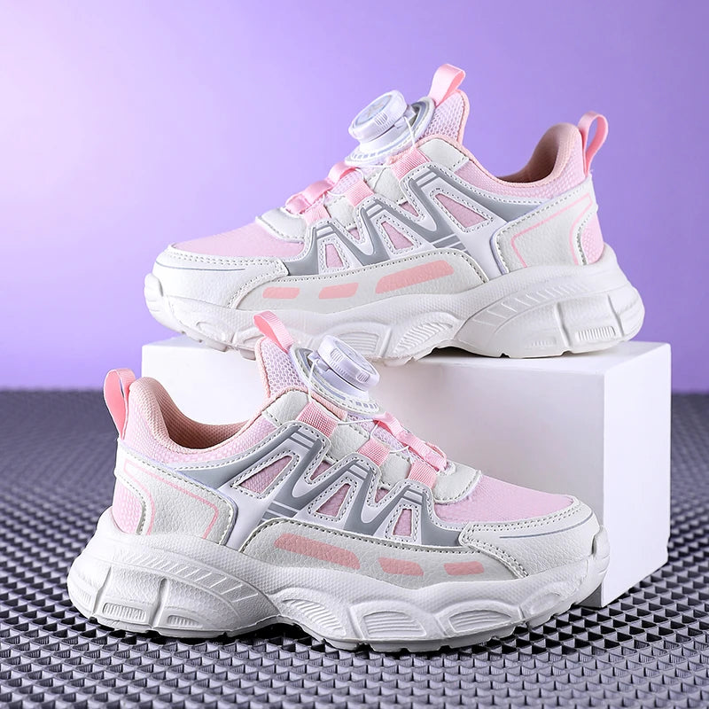 New Children Shoes Boys Fashion Sneakers Girls Sport Running Shoes Kids Breathable Casual Outdoor Walking Students Shoes Tennis