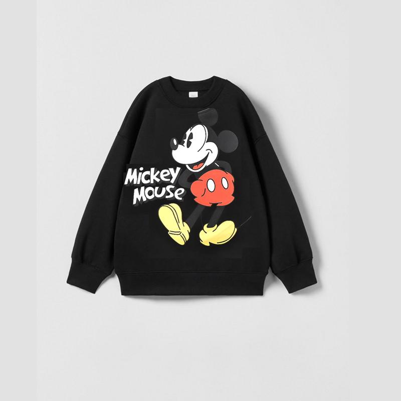 Cartoon Printing Tshirt For Boys Girls Mickey Mouse Sweatshirts Toddler New Long-sleeved Tops Casual Loose Crew Neck Pullovers