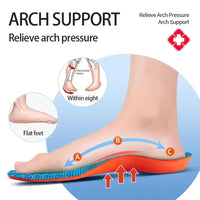 Sport Insoles for Shoes Sole Shock Absorption Deodorant Breathable Cushion Running Insoles for Feet Man Women Orthopedic Insoles