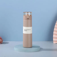 Mini Thermos Cup 150/250ml Leak-proof  Fashion Thermos Insulated Cup With Straw Portable One-button Opening Pocket Thermal Mug