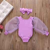 Autumn Newborn Infant Girl Clothes  Fashion Lovely Long Sleeve Bodysuit