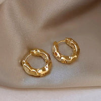New Hot Sell Trendy 925 Sterling Silver Circle Earrings for Women Real Silver Ear Hoop Earrings