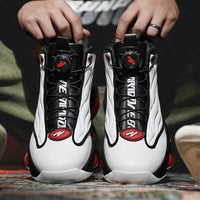 Men's Basketball Shoes Breathable Cushioning Non-Slip Wearable Runing Shoes Gym Training Athletic Basketball Sneakers for Women