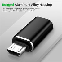 Micro USB Male To Type C Female Adapter USB-C Charger Converter Connector for Xiaomi Huawei Redmi Android Adapter
