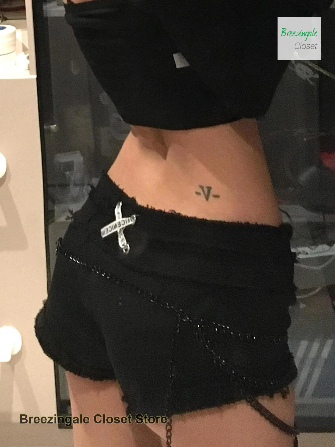 American y2k plus size washed ribbon cross-burr denim shorts women's summer new spice girls low waist slim slimming hot pants.