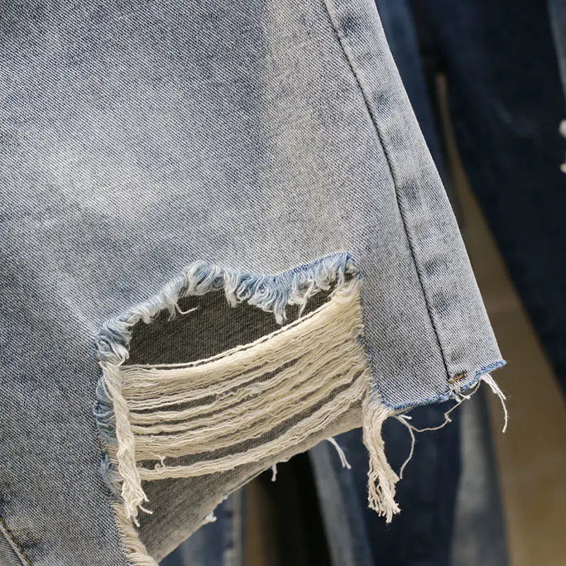 Summer Denim Shorts for Women Jean Short Femme High Waist Korean Style Fashion Loose Shorts Chic Solid Casual Jean Shorts
