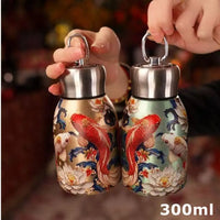 316 Stainless Steel Insulated Cup Leak Proof Portable Water Bottle Durable 300ml Slim Insulated Thermal Water Bottle