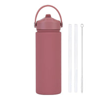 Insulated Water Bottle 500ml Custom Text/Logo - 304 Steel, 24H Cold, Office & Gym Essentials