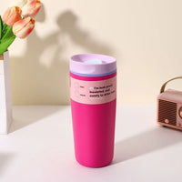 Stainless steel insulated cup, simple and fashionable, suitable for coffee drinking, portable for outdoor use, and can be carrie