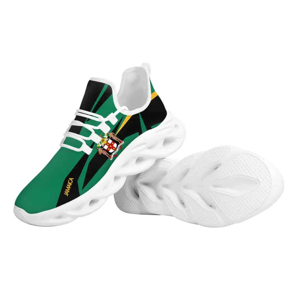 Summer Comfortable Mesh Sneakers Creative Jamaica Flag Design Women Running Shoes Student Hiking Walking Shoes Gift Footwear