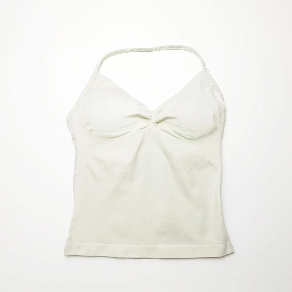 NCLAGEN Longline Strappy Top Sports Women's Yoga Vest With Built In Bra Fitness Top Gym Beautiful Back Running Workout Halter