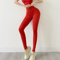 SOISOU Nylon Leggings Women's Pants Sport Yoga Pants Sexy Tight High Waist Elastic Women's Panties Pocket legging mujer