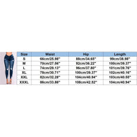 Women&#39;s Butt Lifting Skinny Denim Jeans High Waist Pencil Jean Stretchy Distressed Slim Trousers Destroyed Ripped Jean Oversized