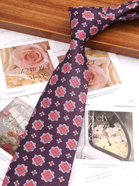New Printing Men's Soft Thin Tie Creative Graffiti Floral Print Necktie Daily Wear Cravat Wedding Business Party Gift